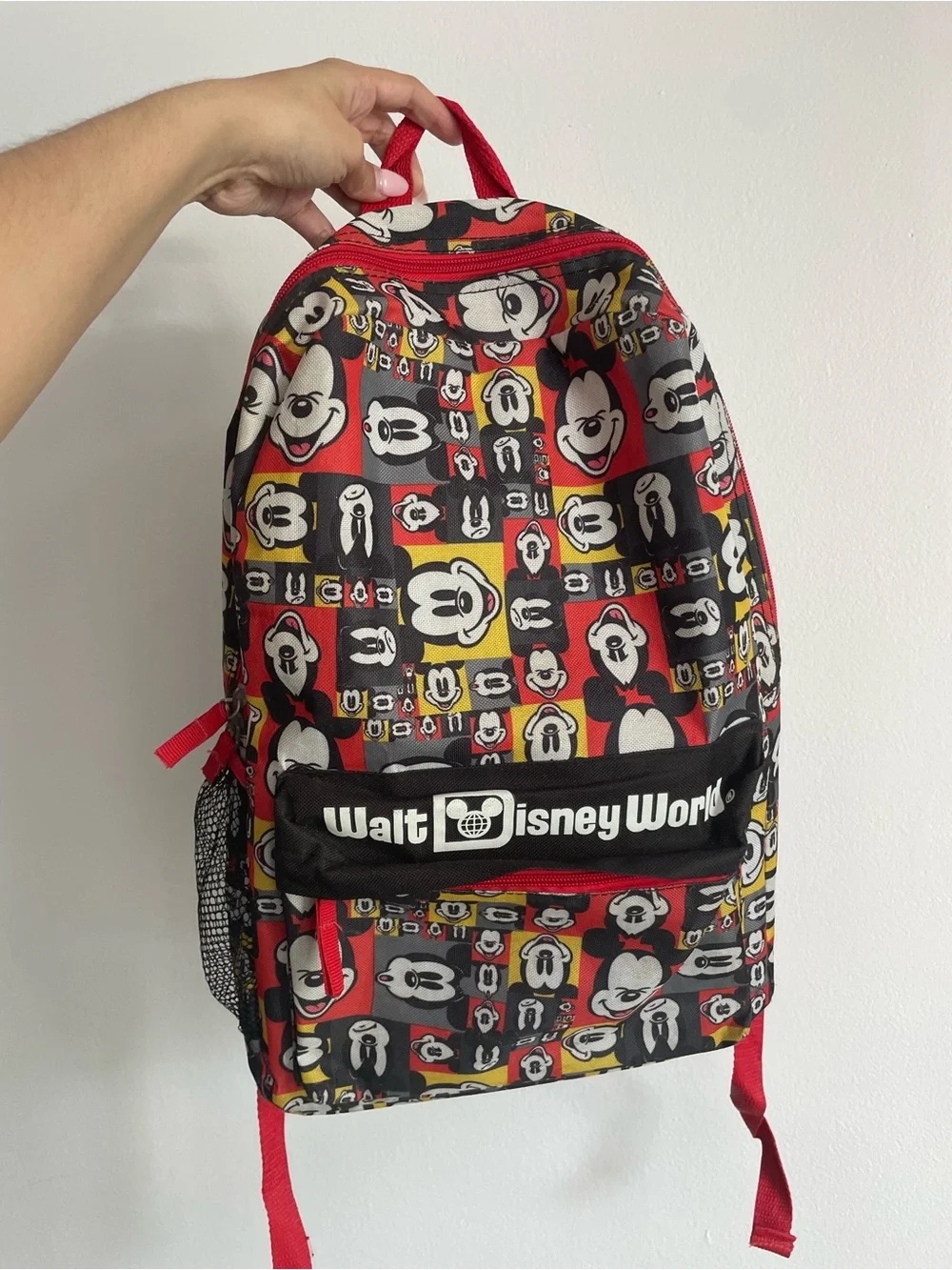 Walt Disney World Mickey Mouse Print Backpack